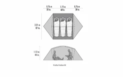 MSR Mutha Hubba NX V2 Für 3 Personen 29 MSR Mutha Hubba NX V2 Für 3 Personen -Berger 819923 5300330