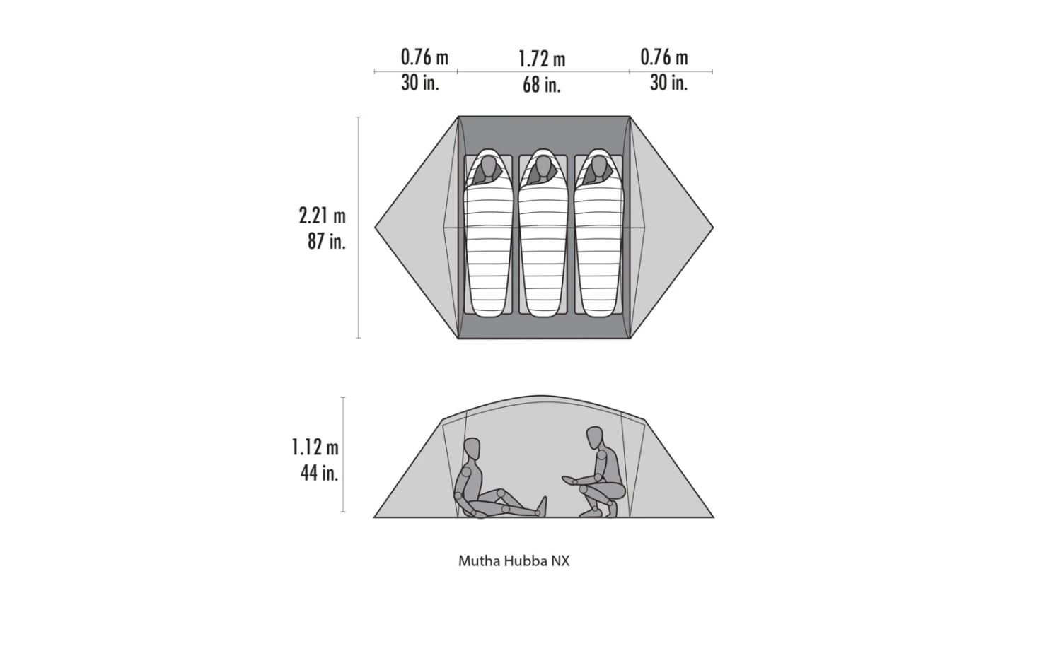 MSR Mutha Hubba NX V2 Für 3 Personen 16 MSR Mutha Hubba NX V2 Für 3 Personen – Bild 14