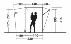 Outwell Seacrest Vorzelt Für Campingbusse 1 Bis 2 Personen Grün -Berger 977324 5997920