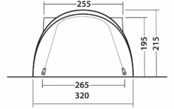 Outwell Seacrest Vorzelt Für Campingbusse 1 Bis 2 Personen Grün -Berger 977327 5997926
