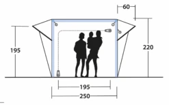 Outwell Crossville 250SA Aufblasbares Busvorzelt Für Campingbusse Grau 15 Outwell Crossville 250SA Aufblasbares Busvorzelt Für Campingbusse Grau -Berger 977417 6002117